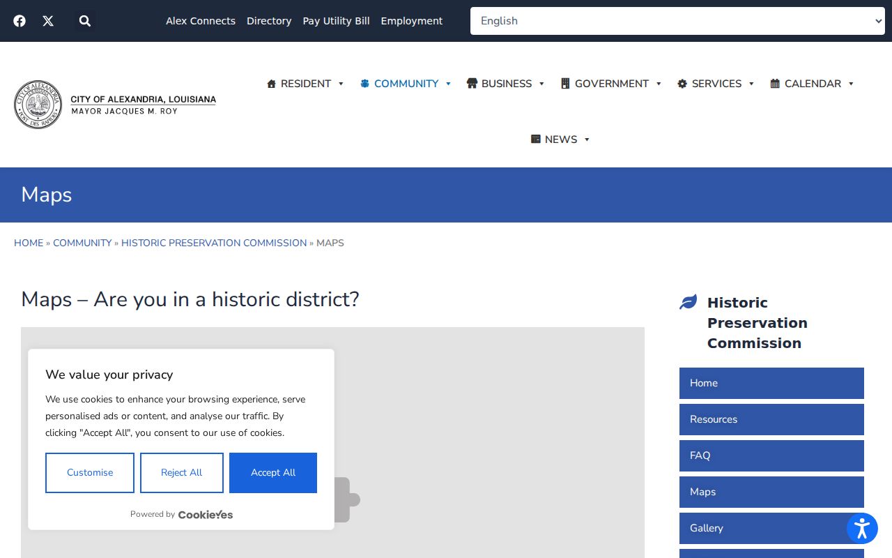 Alexandria historic district maps used to compare postal and neighborhood geography
